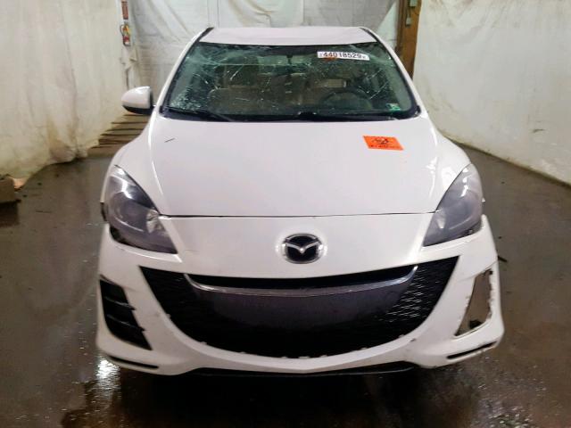 JM1BL1SG1A1103911 - 2010 MAZDA 3 I WHITE photo 9