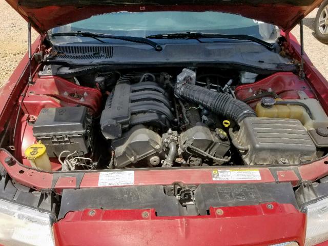 2C3KA43RX8H129981 - 2008 CHRYSLER 300 LX RED photo 7