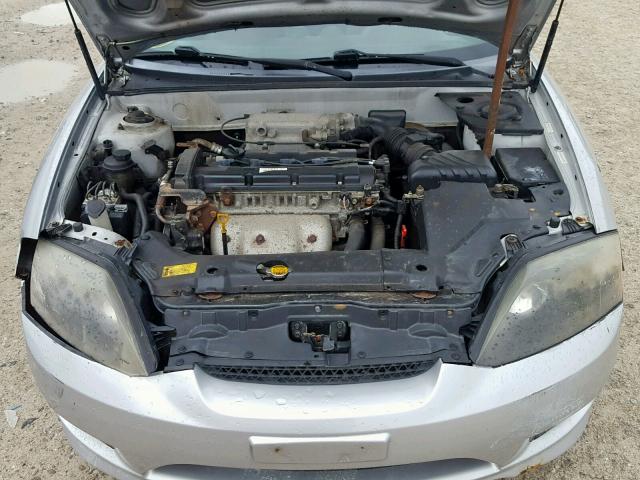 KMHHM65D56U194124 - 2006 HYUNDAI TIBURON GS SILVER photo 7