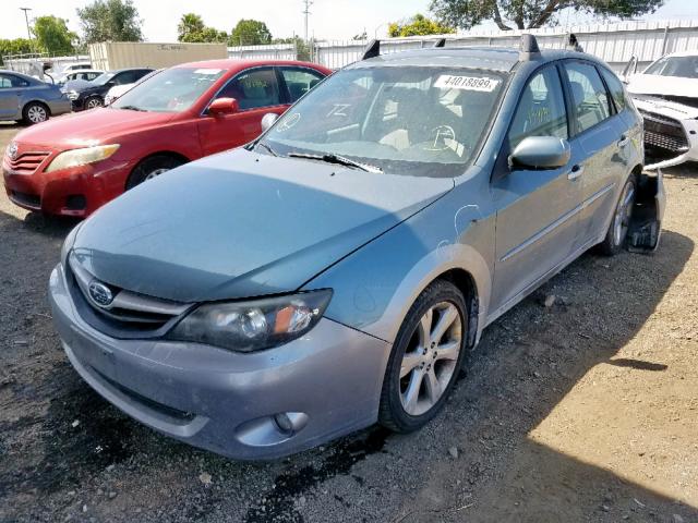 JF1GH6D69AH805996 - 2010 SUBARU IMPREZA OU GREEN photo 2