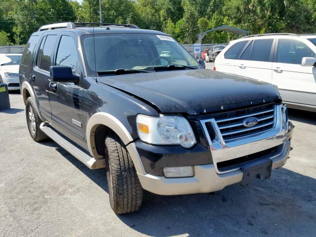 1FMEU64E47UA93333 - 2007 FORD EXPLORER E BLACK photo 1