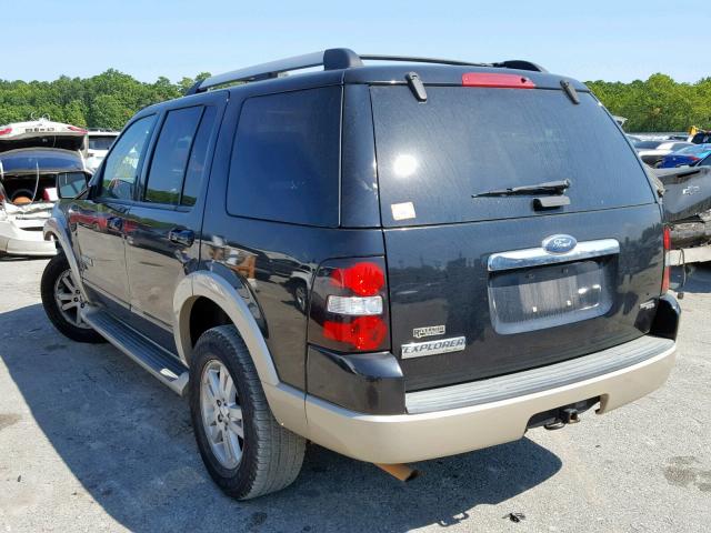 1FMEU64E47UA93333 - 2007 FORD EXPLORER E BLACK photo 3