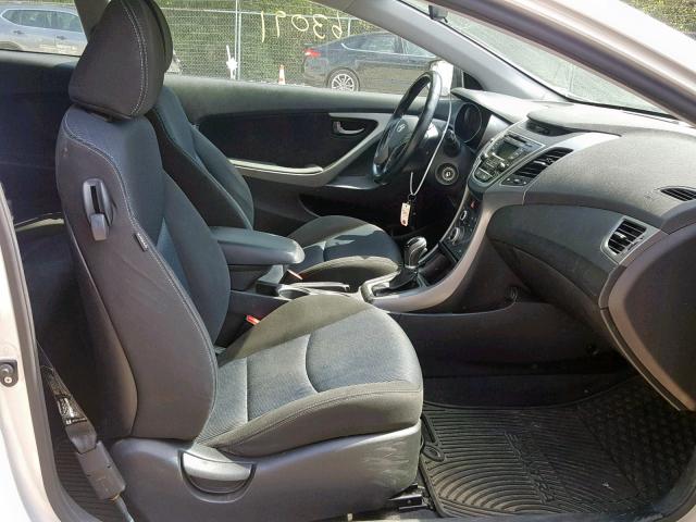 KMHDH6AH0EU028460 - 2014 HYUNDAI ELANTRA CO SILVER photo 5