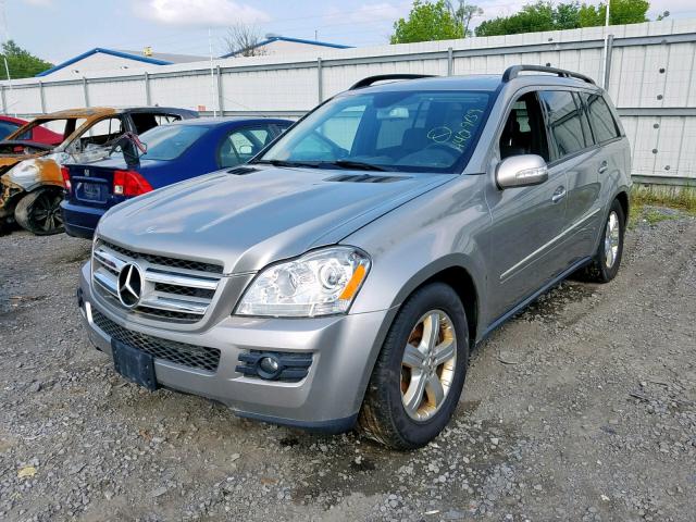 4JGBF71E87A226474 - 2007 MERCEDES-BENZ GL 450 4MA SILVER photo 2