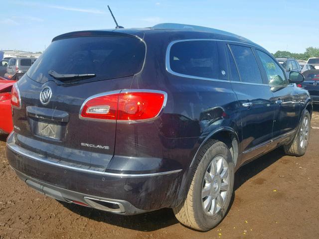 5GAKRDKD1DJ269437 - 2013 BUICK ENCLAVE BLACK photo 4