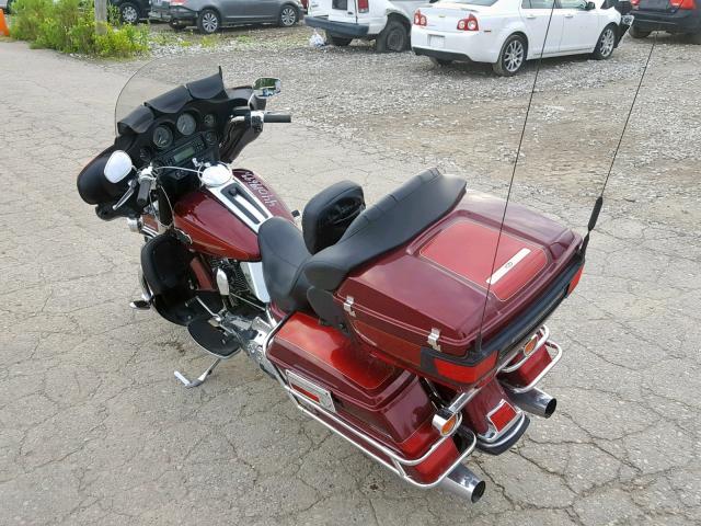 1HD1FC4198Y601250 - 2008 HARLEY-DAVIDSON FLHTCUI MAROON photo 2