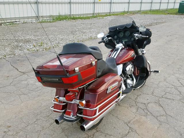 1HD1FC4198Y601250 - 2008 HARLEY-DAVIDSON FLHTCUI MAROON photo 3