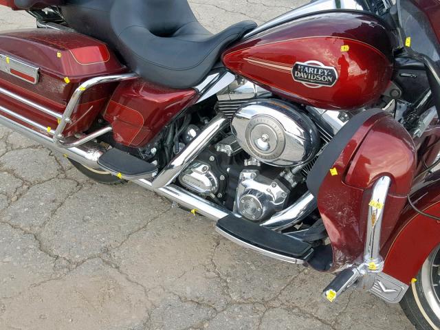 1HD1FC4198Y601250 - 2008 HARLEY-DAVIDSON FLHTCUI MAROON photo 9