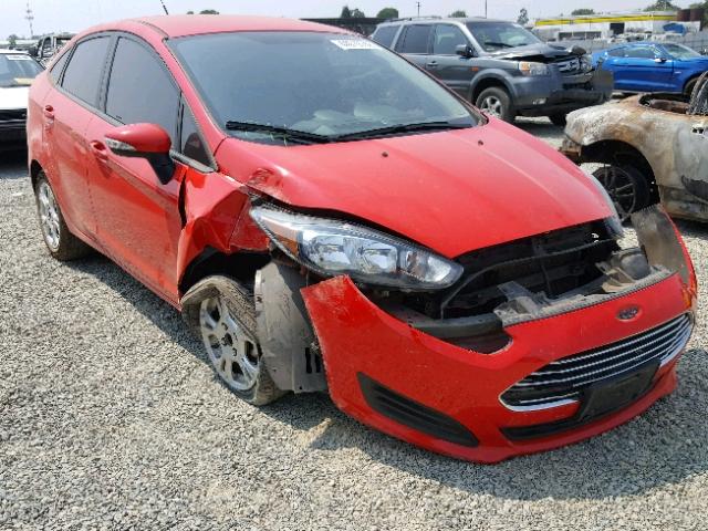 3FADP4BJ5EM174666 - 2014 FORD FIESTA SE RED photo 1