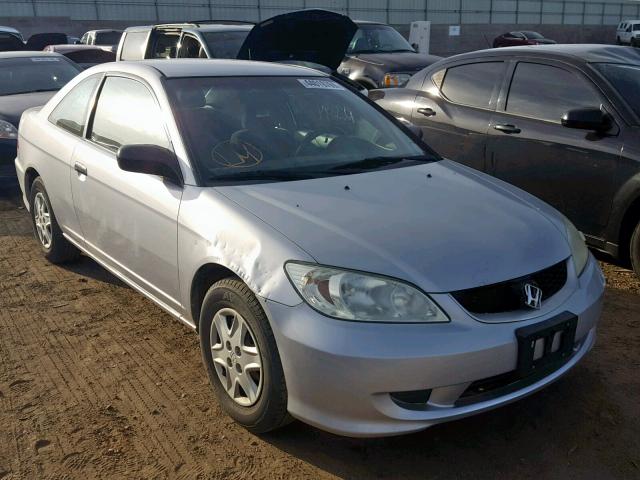 1HGEM21305L070474 - 2005 HONDA CIVIC DX V SILVER photo 1