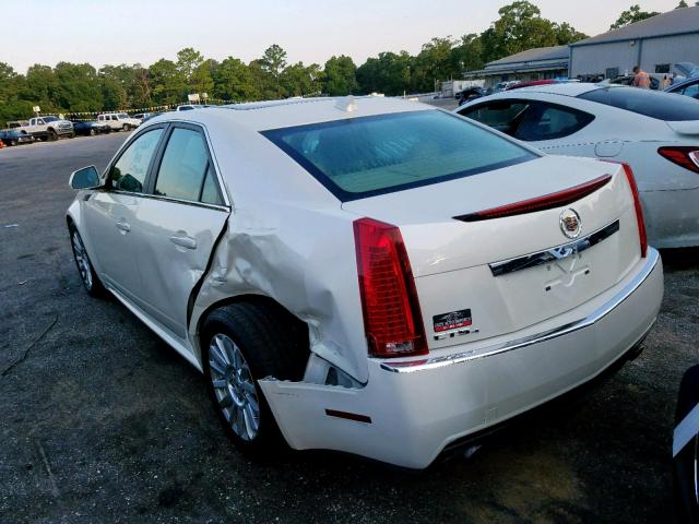 1G6DG5EG5A0144762 - 2010 CADILLAC CTS LUXURY WHITE photo 3