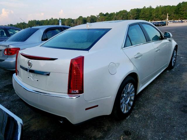 1G6DG5EG5A0144762 - 2010 CADILLAC CTS LUXURY WHITE photo 4