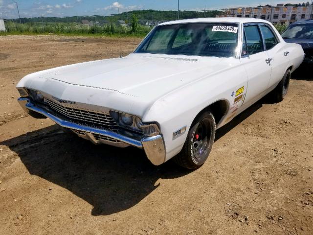 164698J312142 - 1968 CHEVROLET IMPALA WHITE photo 2