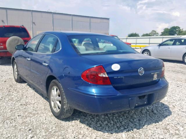 2G4WC562851221411 - 2005 BUICK LACROSSE C BLUE photo 3