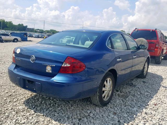 2G4WC562851221411 - 2005 BUICK LACROSSE C BLUE photo 4