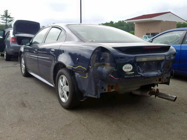 2G2WP552481105898 - 2008 PONTIAC GRAND PRIX BLUE photo 3