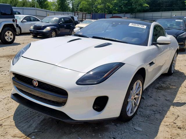 SAJDD1GX4JCK53127 - 2018 JAGUAR F-TYPE WHITE photo 2