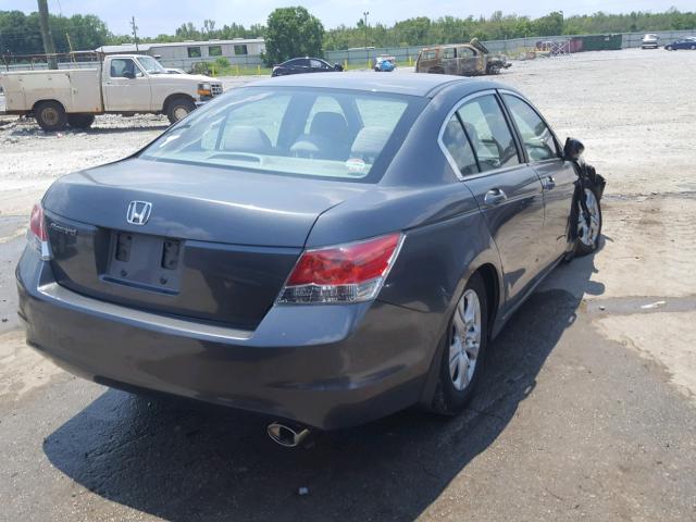 1HGCP2F40AA026772 - 2010 HONDA ACCORD LXP GRAY photo 4