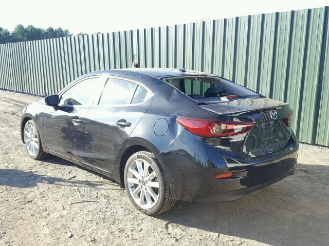 JM1BN1V79H1141791 - 2017 MAZDA 3 TOURING BLACK photo 3