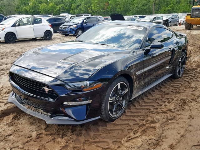 1FA6P8CF5K5124667 - 2019 FORD MUSTANG GT BLACK photo 2