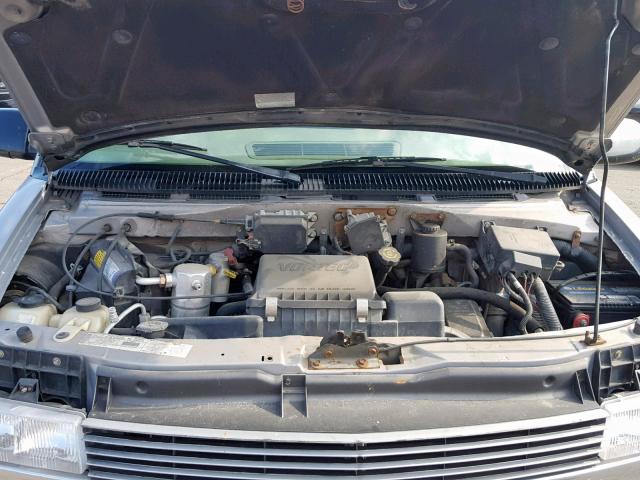 1GNDM19W2YB129335 - 2000 CHEVROLET ASTRO SILVER photo 7