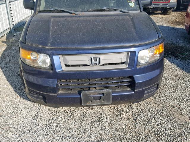 5J6YH18938L006755 - 2008 HONDA ELEMENT SC BLUE photo 9