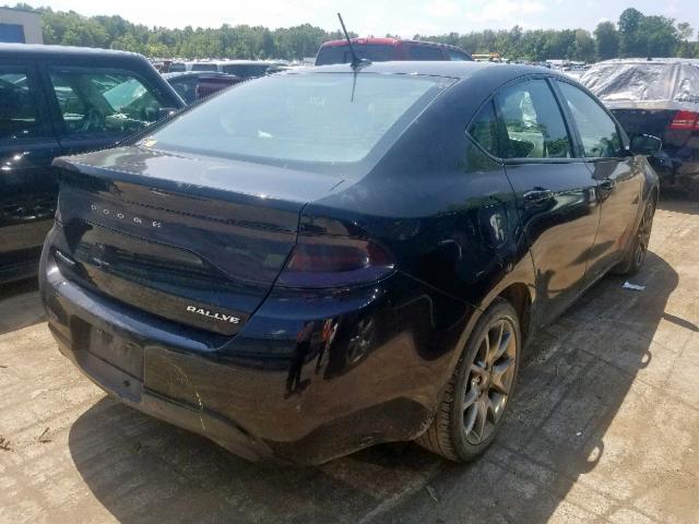 1C3CDFBB1FD150725 - 2015 DODGE DART SXT BLACK photo 4