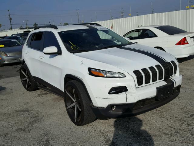 1C4PJLCS4EW143600 - 2014 JEEP CHEROKEE L WHITE photo 1