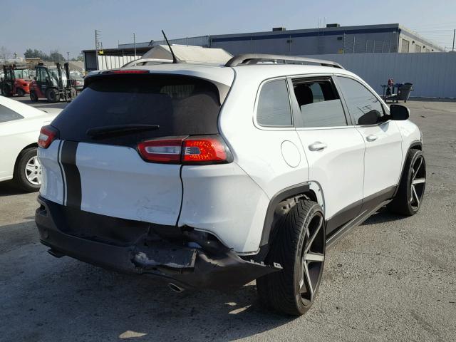 1C4PJLCS4EW143600 - 2014 JEEP CHEROKEE L WHITE photo 4