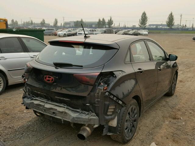 KMHD25LH6GU343694 - 2016 HYUNDAI ELANTRA GT BLACK photo 4