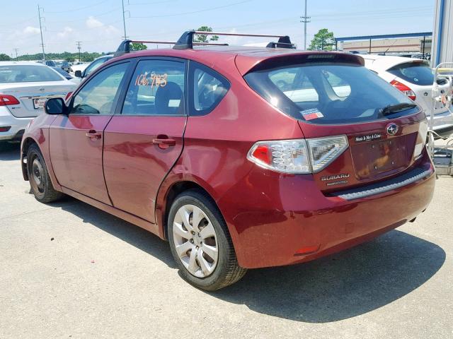 JF1GH6A65BH830979 - 2011 SUBARU IMPREZA 2. RED photo 3