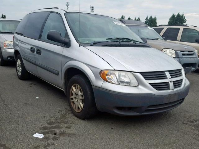 1D4GP25R35B306055 - 2005 DODGE CARAVAN SE SILVER photo 1