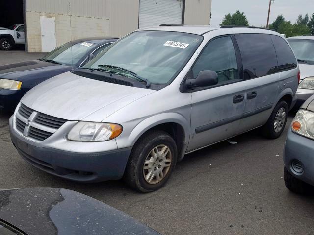 1D4GP25R35B306055 - 2005 DODGE CARAVAN SE SILVER photo 2