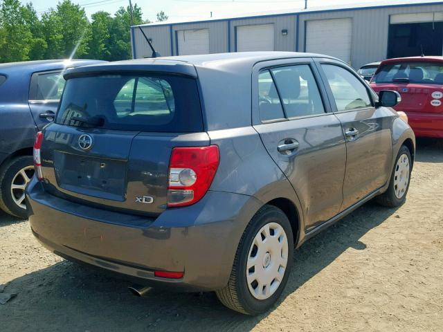 JTKKU10489J035343 - 2009 TOYOTA SCION XD GRAY photo 4