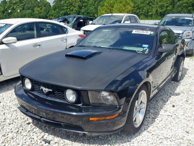 1ZVHT82H495122420 - 2009 FORD MUSTANG GT BLACK photo 2