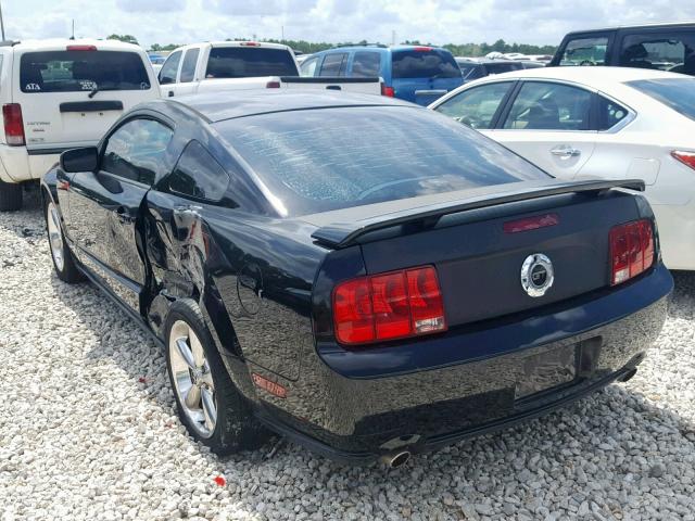 1ZVHT82H495122420 - 2009 FORD MUSTANG GT BLACK photo 3