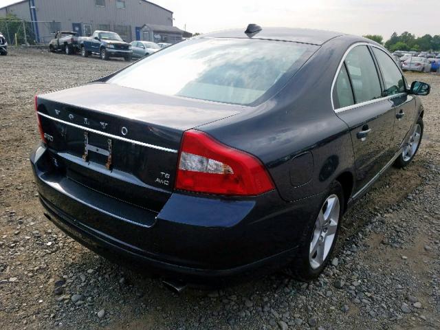 YV1AH992X91104227 - 2009 VOLVO S80 T6 BLACK photo 4