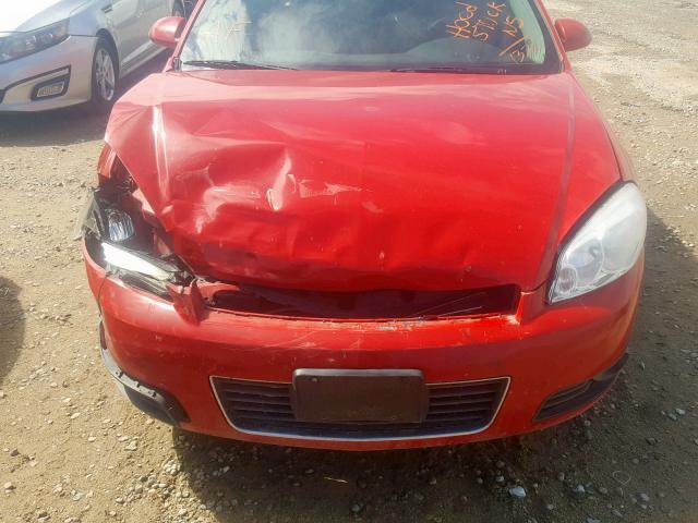 2G1WC5EM5B1171370 - 2011 CHEVROLET IMPALA LTZ RED photo 9