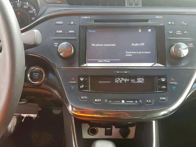 4T1BK1EB1JU283839 - 2018 TOYOTA AVALON XLE BLUE photo 9