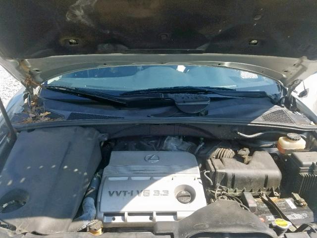 JTJGA31U540003378 - 2004 LEXUS RX 330 SILVER photo 7