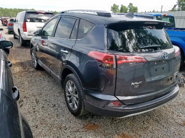 JTMDJREV0HD134731 - 2017 TOYOTA RAV4 HV LI GRAY photo 3