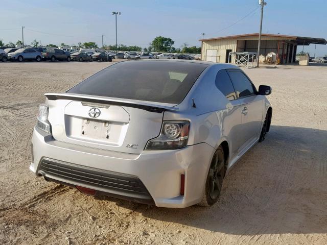 JTKJF5C79E3067784 - 2014 TOYOTA SCION TC ვერცხლისფერი ფოტო 4