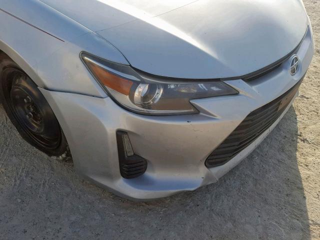 JTKJF5C79E3067784 - 2014 TOYOTA SCION TC ვერცხლისფერი ფოტო 9