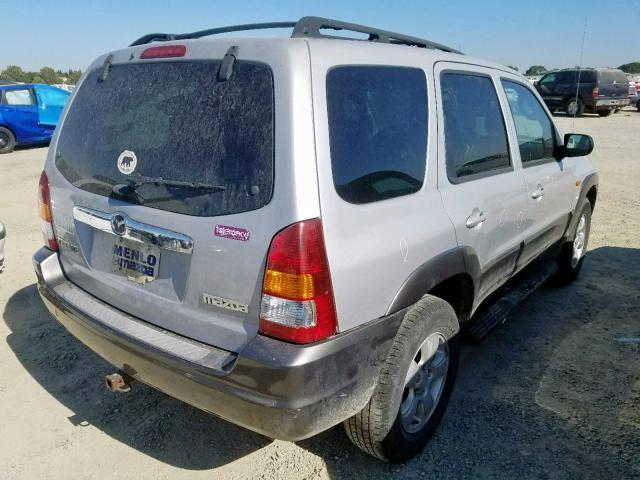 4F2CZ96194KM17103 - 2004 MAZDA TRIBUTE ES 银色 照片 4