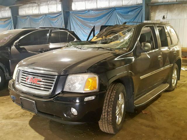 1GKDT13S882157968 - 2008 GMC ENVOY BLACK photo 2