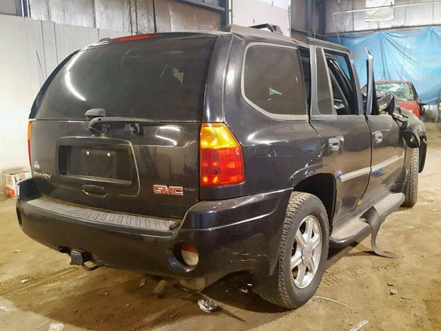 1GKDT13S882157968 - 2008 GMC ENVOY BLACK photo 4