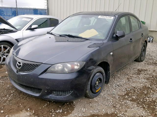 JM1BK12F051315036 - 2005 MAZDA 3 I BLACK photo 2