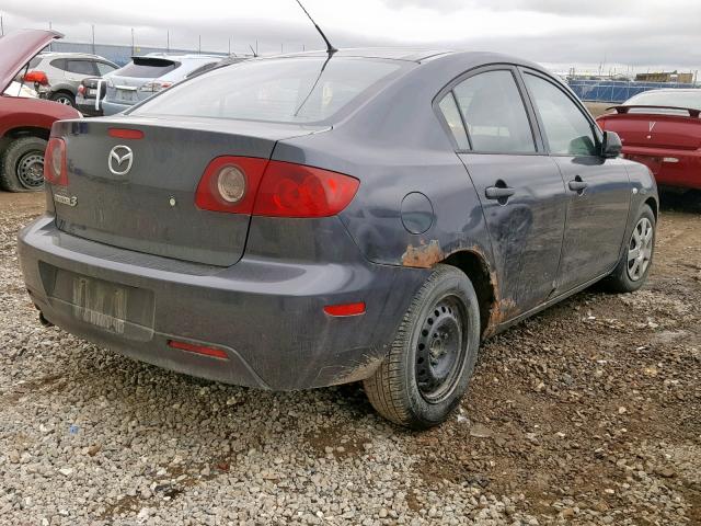 JM1BK12F051315036 - 2005 MAZDA 3 I BLACK photo 4