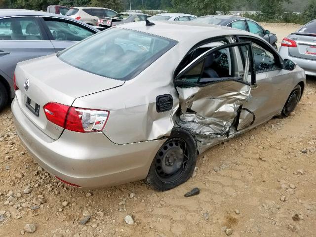 3VWD17AJ5EM283253 - 2014 VOLKSWAGEN JETTA SE GOLD photo 4