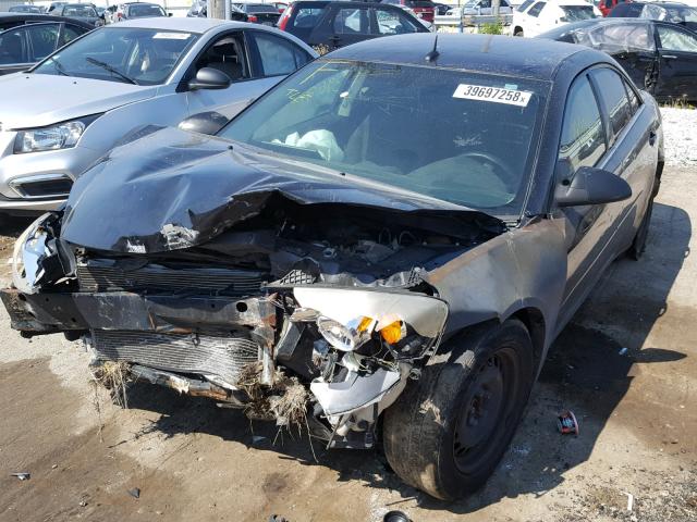 1G2ZF57B784302257 - 2008 PONTIAC G6 VALUE L BLACK photo 2